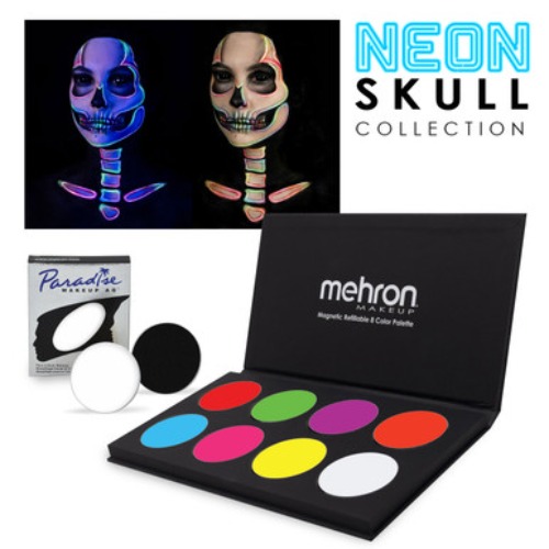 Neon Skull Collection Face Paint