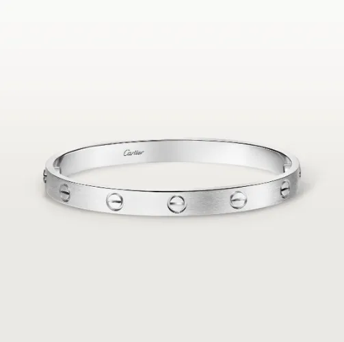 LOVE bracelet, classic model, brushed 