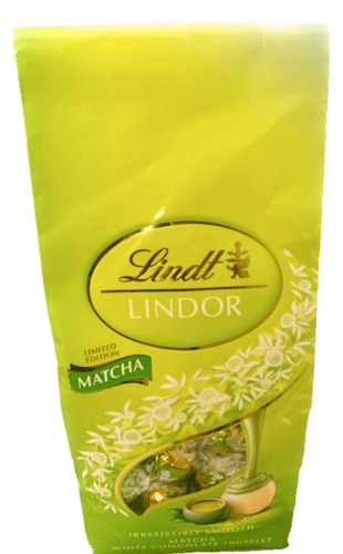 Lindt Lindor Milk White Chocolate Truffles Matcha Limited Edition - 