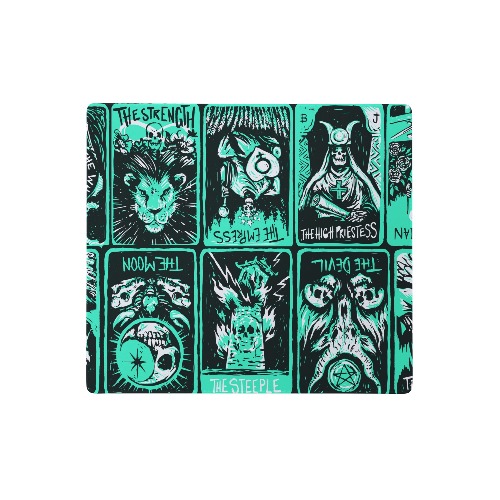 Teal Tarot Deck Gaming Mat