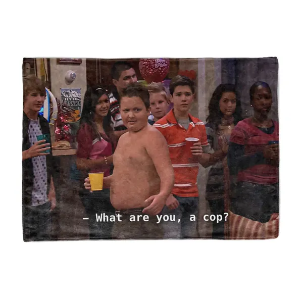 LAIX Gibby What are You, A Cop? Tapestry, Funny Flag for College Dorm, Available in Sizes from 40" to 90", Skin-Friendly Soft High-Definition Meme Tapestry(Size:40"×30") - 40"×30"