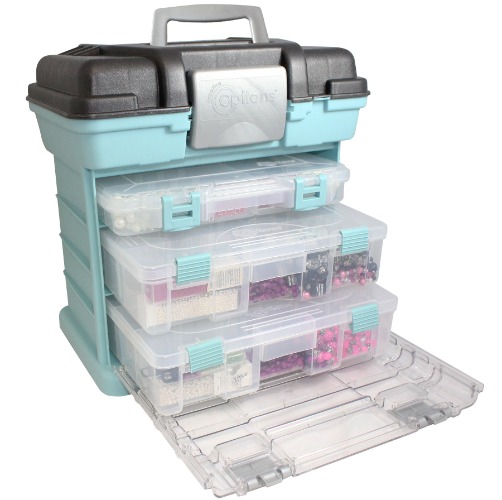 Creative Options 1363-83 Grab N' Go Rack System, Soft Blue,Medium - Medium Soft Blue