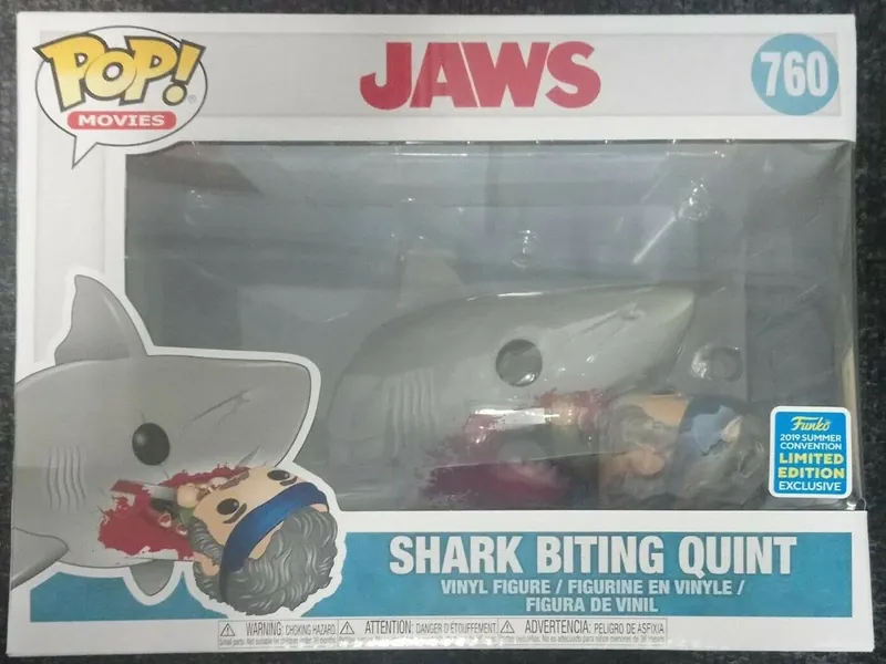 Funko Pop! Movies #760 Jaws Eating Quint (2019 Summer Convention Exclusive) - 