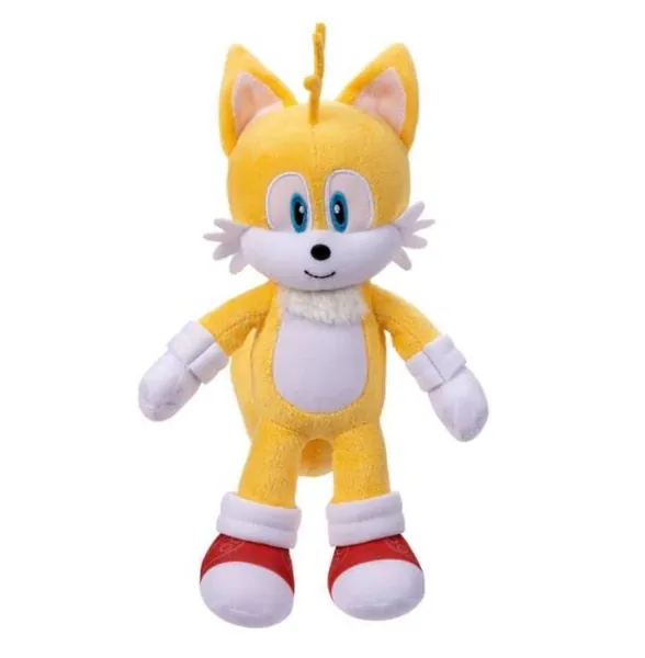 Sonic The Hedgehog 2 The Movie Plush Figure Collection Sonic Tales Knuckles (Tails (9 inch)) - Tails (9 inch)
