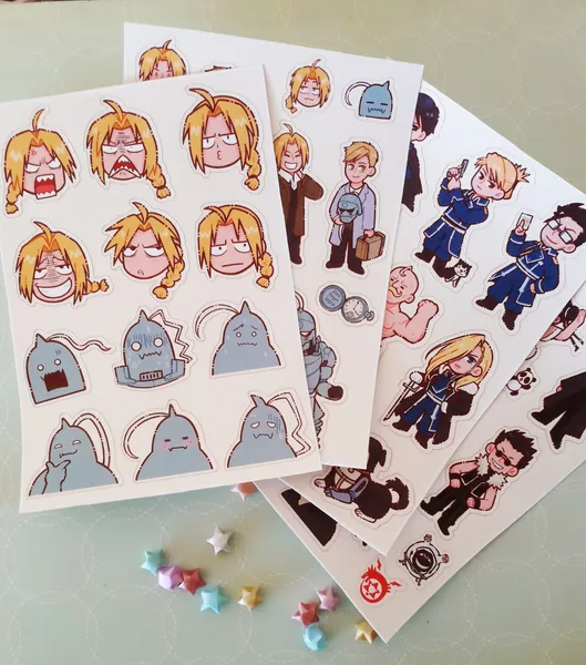FMA Holographic Sticker Sheet