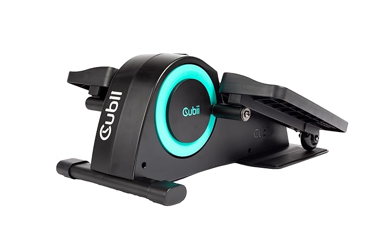 Cubii JR1, Under Desk Elliptical, Under Desk Bike Pedal Exerciser, Seated Elliptical, Work from Home Fitness, Mini Elliptical Machines for Home Use, Cubii Exerciser for Seniors, Desk Exercise - JR1 Aqua