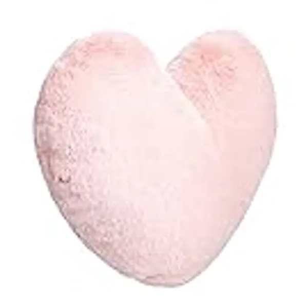 Amazon Basics Kids Decorative Pillow - Peony Pink Heart