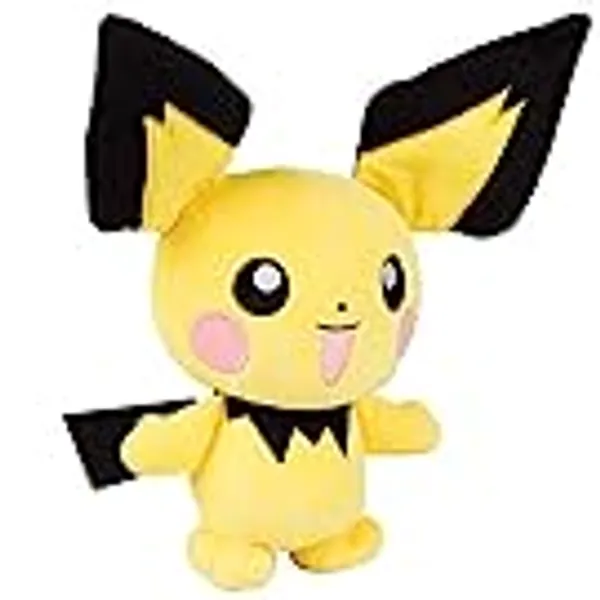 Pokémon 8" Pichu Plush Stuffed Animal Toy - Officially Licensed - Great Gift for KidsAge 2+