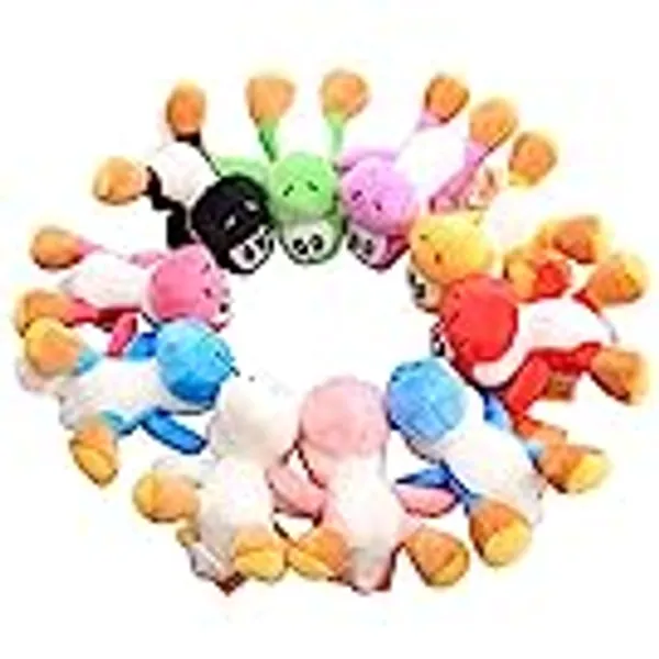 uiuoutoy Dragons Plush 4.7'' Keychain Doll Toy 10 Pieces Set