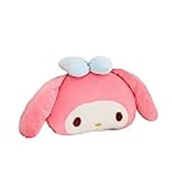 CMCT Kuromi Plush Pillow Soft Sanrio Anime Plush Toy Comfortable Cartoon Cushion Appease Doll for Kids Room Decor 62x36cm Pink