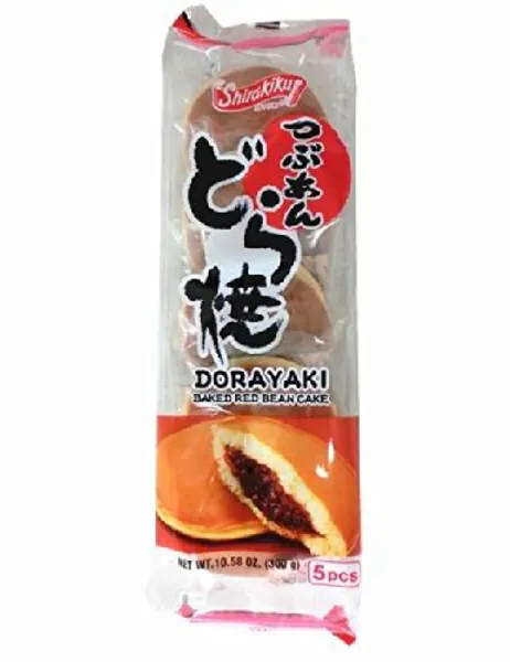 Shirakiku Dorayaki Red Bean 300g - 1 Pack