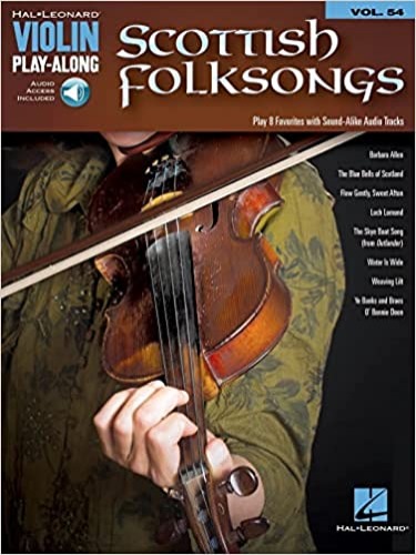 Scottish Folksongs: Violin Play-Along Volume 54 - Paperback