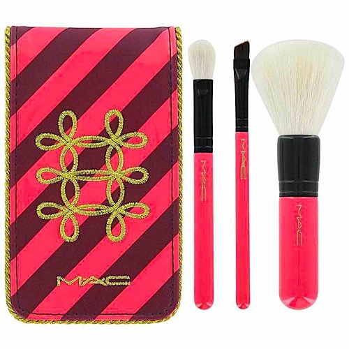 MAC Cosmetics Nutcracker Sweet Mini Essential Makeup Brush Kit - 