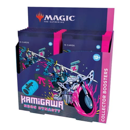 Magic The Gathering Kamigawa: Neon Dynasty Collector Booster Box | 12 Packs (180 Magic Cards) - 
