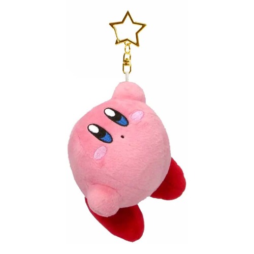 Kirby Plush Keychain: Cute Stuffed Animal Ornament - D