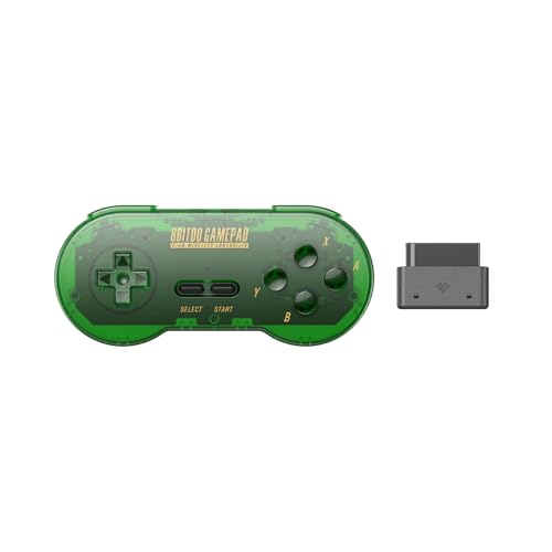 8Bitdo SN30 2.4G Wireless Gamepad for Original SNES/SFC (Jade Green Edition) - Jade Green