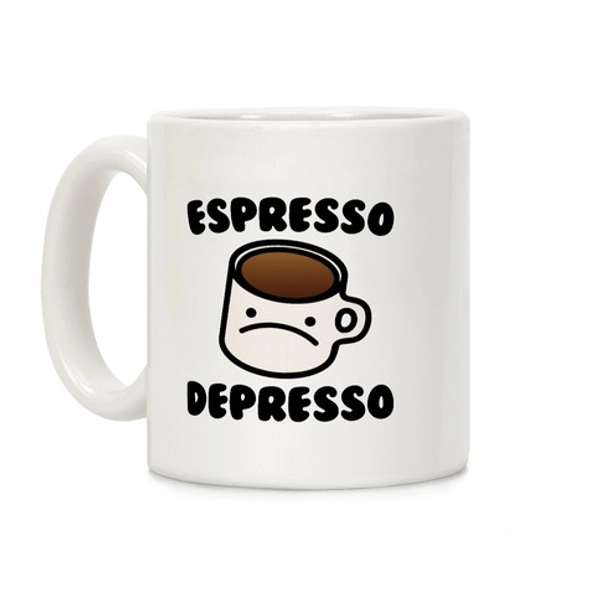 Espresso Depresso Coffee Mugs | LookHUMAN
