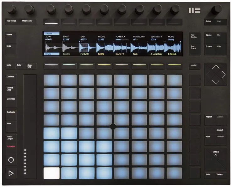 Ableton Push 2 DJ-Mixer