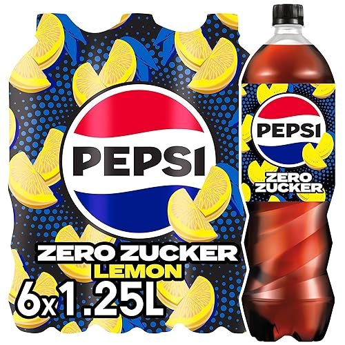 Pepsi Zero Sugar Lemon (6 x 1.25 l)