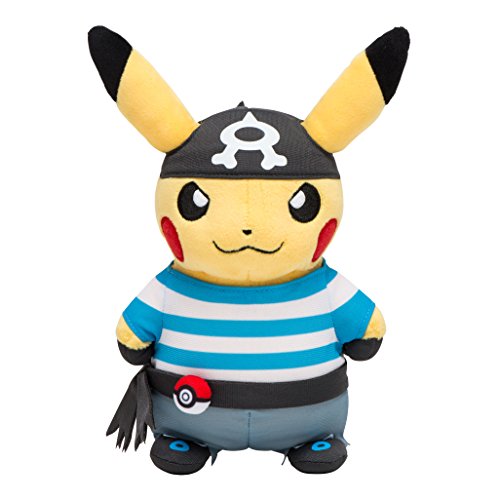Pocket Monsters - Pikachu - Danin Gokko Pikachu - Team Aqua ver. - Pre Owned