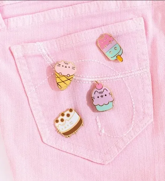 Pusheen Ice Cream Pin Set | Default Title