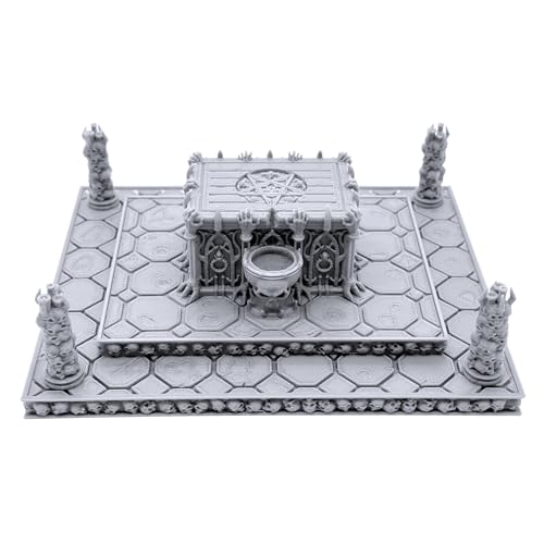 EnderToys Sacrificial Altar by Printable Scenery, 3D Printed Tabletop RPG Scenery and Wargame Terrain 28mm Miniatures