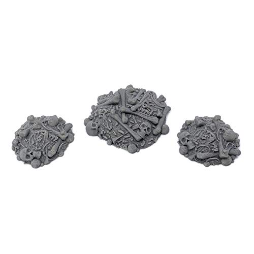 Hill Giant Bone Mounds, 3D Printed Tabletop RPG Scenery and Wargame Terrain for 28mm Miniatures
