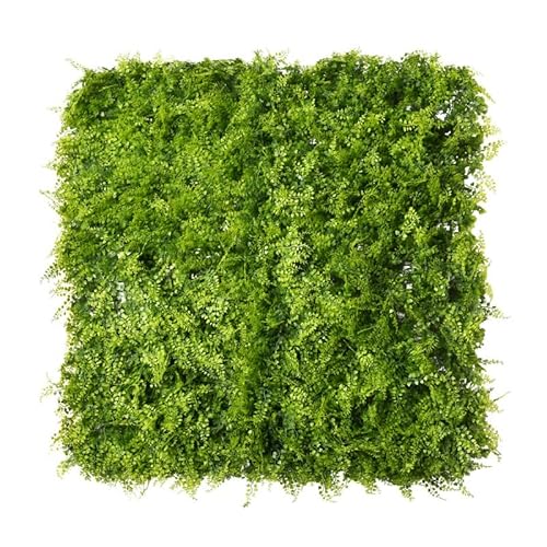 Gardenode Easy Clôture Mur végétal Artificiel extérieur et intérieur 1m x 1m fougère - 1000 MM - Fougère