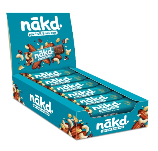 Nakd Gluten-Free Salted Caramel Natural Snack Bar 35g (Pack Of 18) - 1 count (Pack of 1)