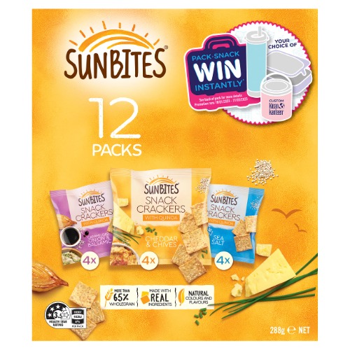 Sunbites Mix Snack Cracker 288 g