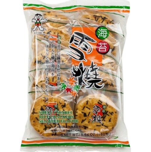 Hot Kid Seaweed Rice Crackers 160gm
