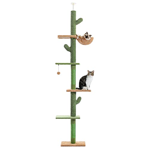 Cactus Cat Tree Floor to Ceiling Cat Tower