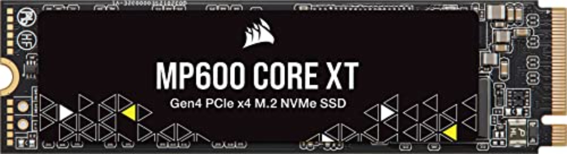 Corsair MP600 CORE XT 4TB M.2 PCIe Gen4 NVMe SSD – Up to 5000MB/s – QLC NAND – M.2 2280 – For PCIe 4.0 Notebooks and Desktops – Black - MP600 CORE XT (Gen4) - 4 TB