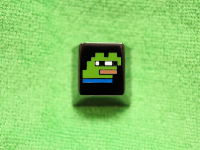 Pixel Peepo Keycap (Collab @PeepoParadise)