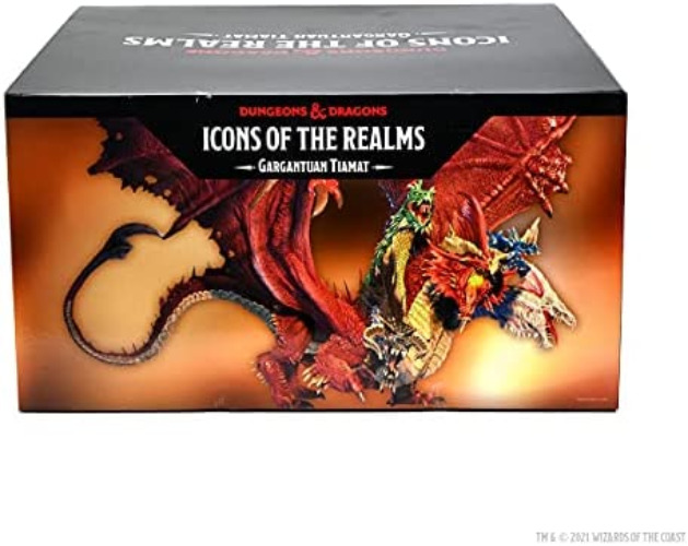 D&D Icons of The Realms Miniatures: Gargantuan Tiamat | WizKids Dragon