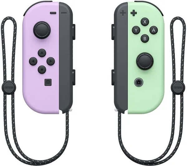 10011584 - NINTENDO Switch Joy-Con Wireless Controllers - Pastel Purple & Pastel Green - Currys Business