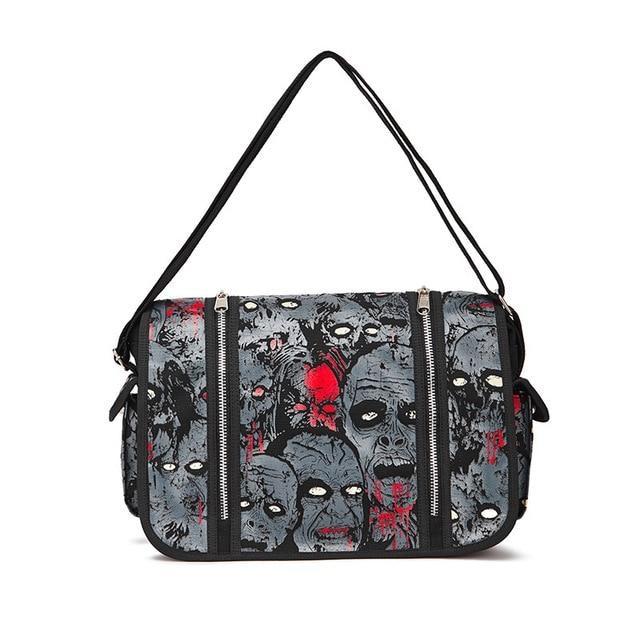 Zombie Parade Handbag - Grey