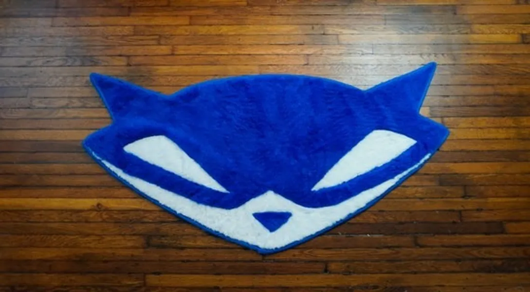 Sly Cooper Calling Card Area Rug  Nerd Rug Living Room Game | Etsy