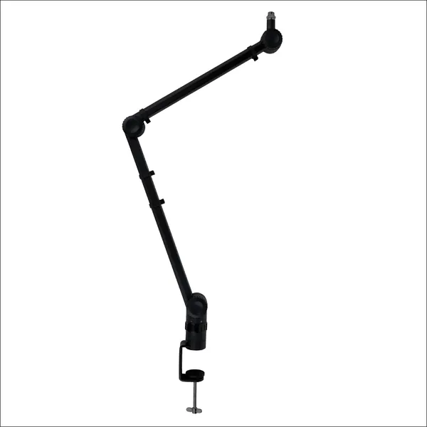 Aremor Pro Heavy Duty Deluxe Desk Mounted Tube-Style Broadcast Boom Arm Adjustable Suspension Boom Scissor Mic stand - Adjustable 360° Rotatable Microphone Arm - Stable Microphone Mount Arms - 