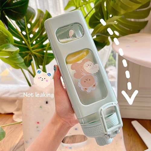 Candy Bun Water Bottles - 900ml / Blue Friends