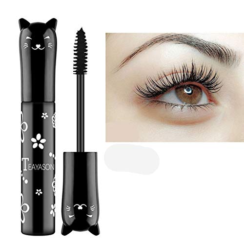 LGSZGDCN Mascara Liquid Black Lashes Makeup Eyes Extensions Waterproof Hypoallergenic Fast Dry Curling Lengthening Eyelashes Party Stage Use - black