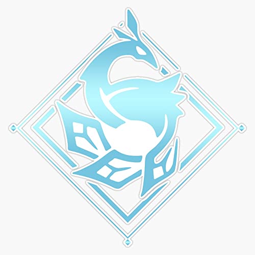 Genshin Impact Kaeya - Cryo Emblem Sticker Sticker Decal Bumper Sticker Waterproof 5"
