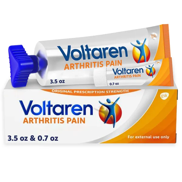 Voltaren Arthritis Pain Gel for Powerful Topical Arthritis Pain Relief, Amazon Exclusive - 3.5 oz/1 g Tube and .71 oz/2 g Travel Size Tube - 3.5oz and 0.7oz Sample