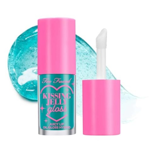 Too Faced Kissing Jelly Lip Oil Gloss - Sweet Cotton Candy