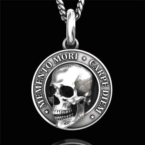 3D Skull Pendant Necklace