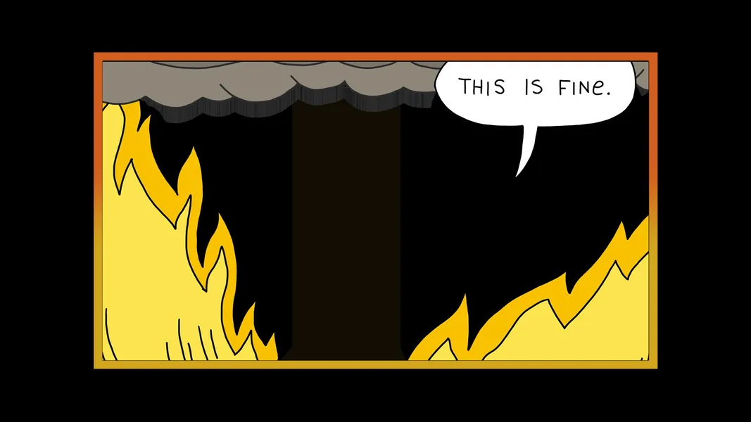 This is fine Webcam Frame