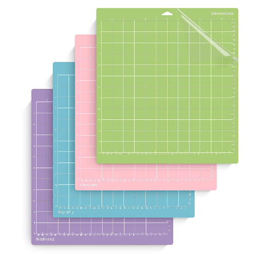 Adhesive Cutting Mat 12"x12" for Cricut Explore Air 2/Air/One/Maker - 4 Pack