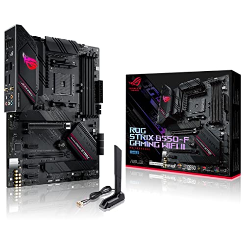 ASUS ROG STRIX B550-F GAMING WIFI II - Motherboard - ATX - Socket AM4 - AMD B550 Chipset - USB-C Gen2, USB 3.2 Gen 1 - B550-F GAMING WiFi II