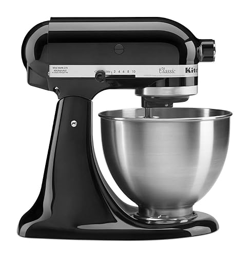 KitchenAid Classic Series 4.5 Quart Tilt-Head Stand Mixer K45SS, Onyx Black - Onyx Black - Mixer