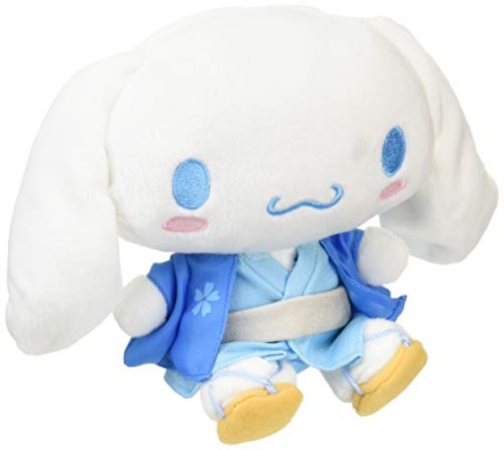 ナカジマコーポレーション(Nakajima Corporation) Sanrio Plush Cinnamo Roll Kimono Stand Small (about 15 cm)